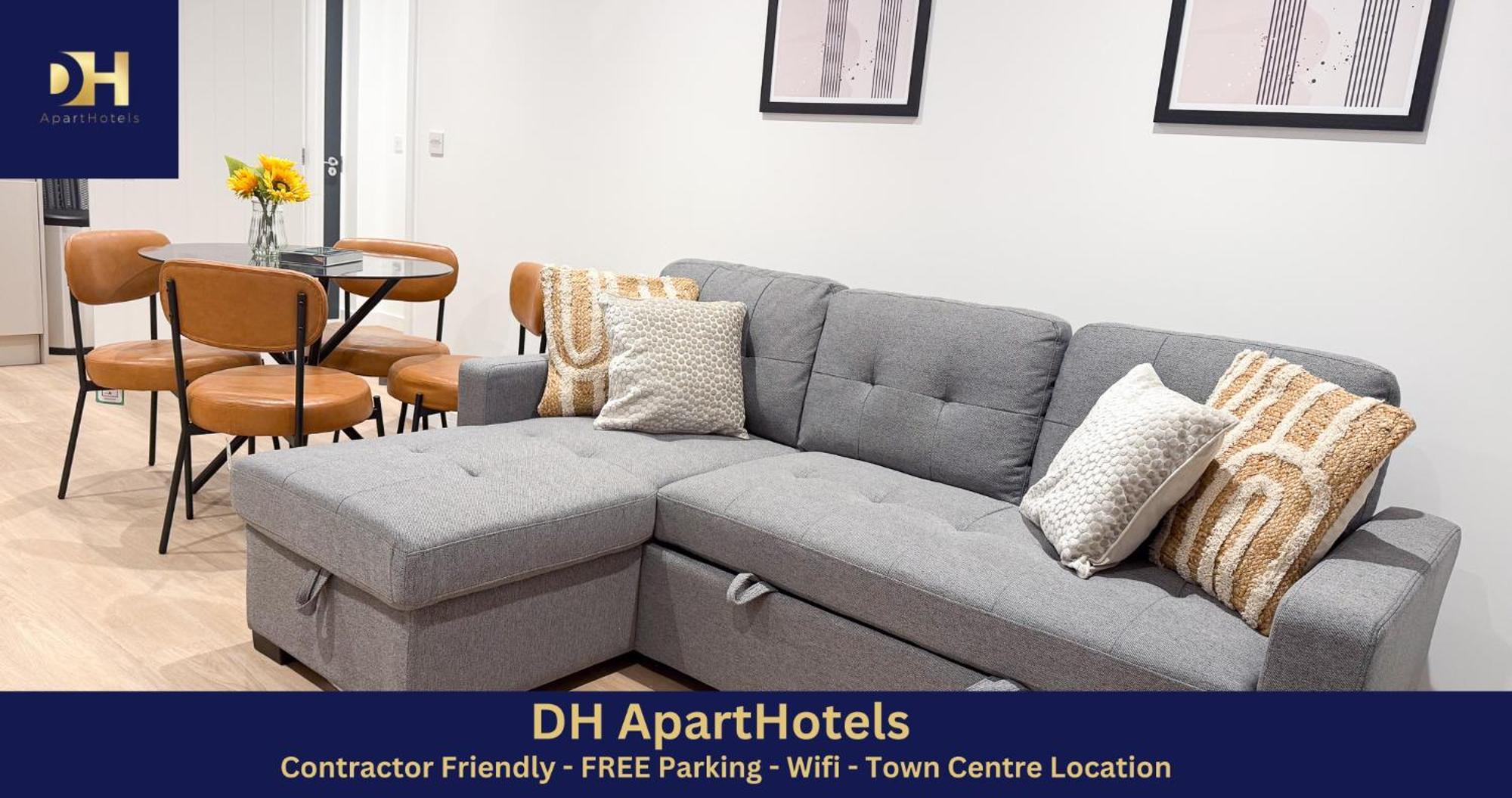 Spacious Modern 1 Bed Apartments In St Neots - Perfect For Contractors & Professionals - Free Parking - Wifi - Fully Equipped Kitchen - Smart Tv Ideal For Work Stays And Long Projects Exterior foto